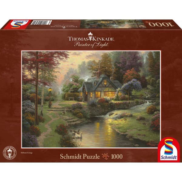 1000 palan palapeli - SCHMIDT SPIELE - Thomas Kinkade Studios - Ilta rauha - 1000 kpl Multifarvet
