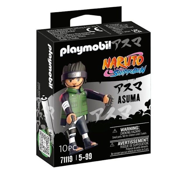 Figur - PLAYMOBIL - Asuma - Naruto Shippuden - Grøn - Flerfarvet - Barn Flerfärgad