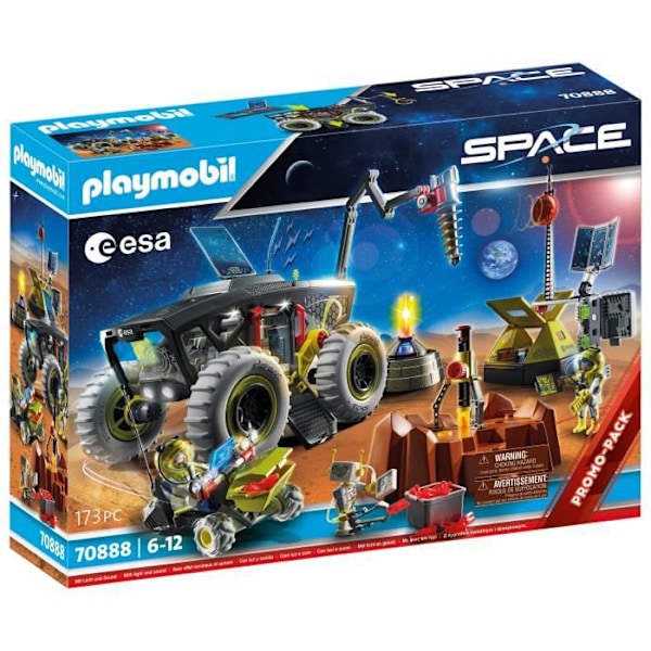 PLAYMOBIL - 70888 - Rum - Mobil rumenhed med astronauter og shuttle Blå