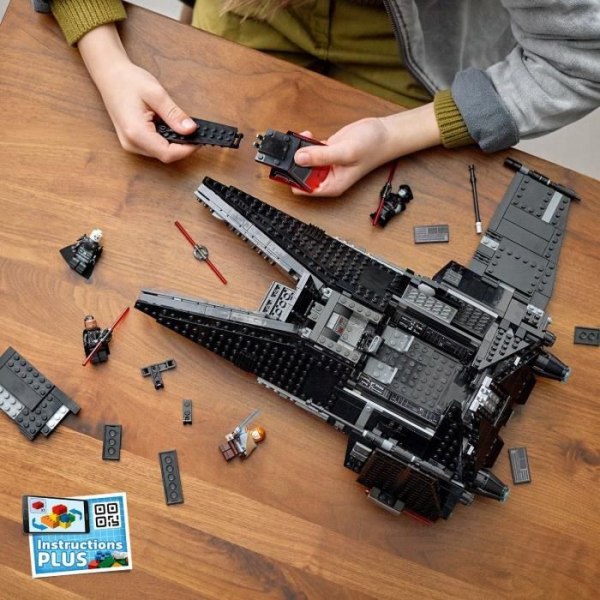 LEGO 75336 Star Wars Inkvisitorns skytiska skepp, rymdskeppsleksak, Grand  Inquisitor minifigur, Kenobi, barn 9 år gamla 886b | Fyndiq