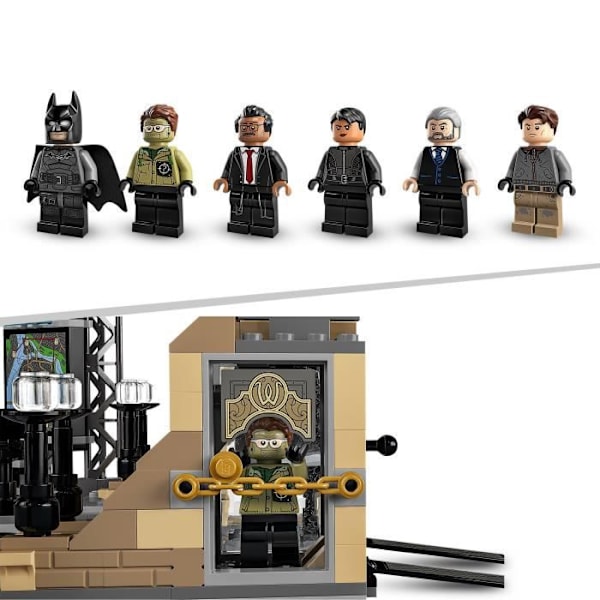 LEGO® 76183 DC Batman The Batcave: Showdown with the Riddler, legetøjsmotorcykel for børn fra 8 år og opefter, med Catwoman og Alfred Beige