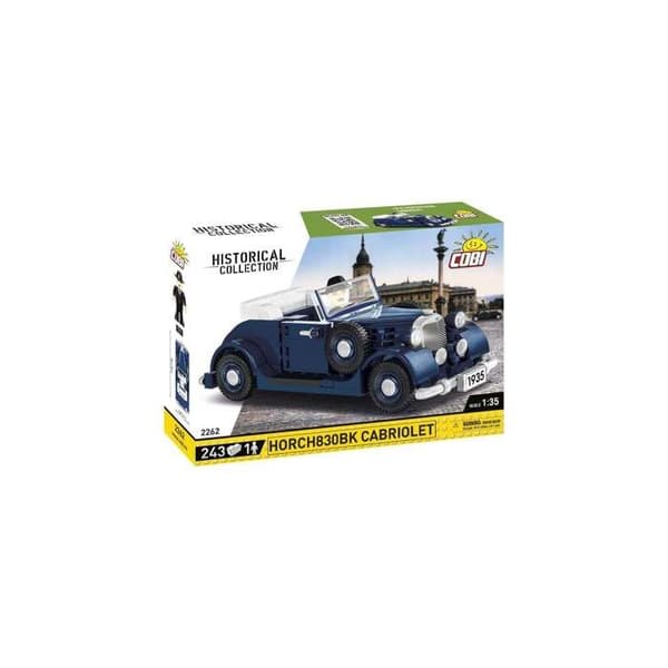 Cabriolet - COBI - Horch 830 BK - 1:35 - 243 elementer - Figurine Stefan Starzyński