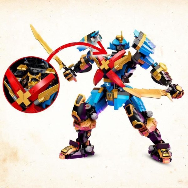 LEGO® NINJAGO 71775 Nyas Samurai X Robot Mech leksak och figurer för barn