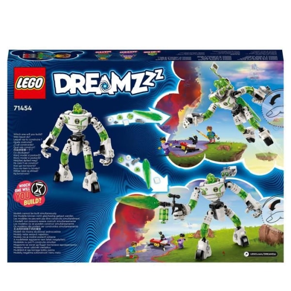 LEGO® DREAMZzz 71454 Mateo och Z-Blob robotleksaken med stor figur och Jayden minifigurer