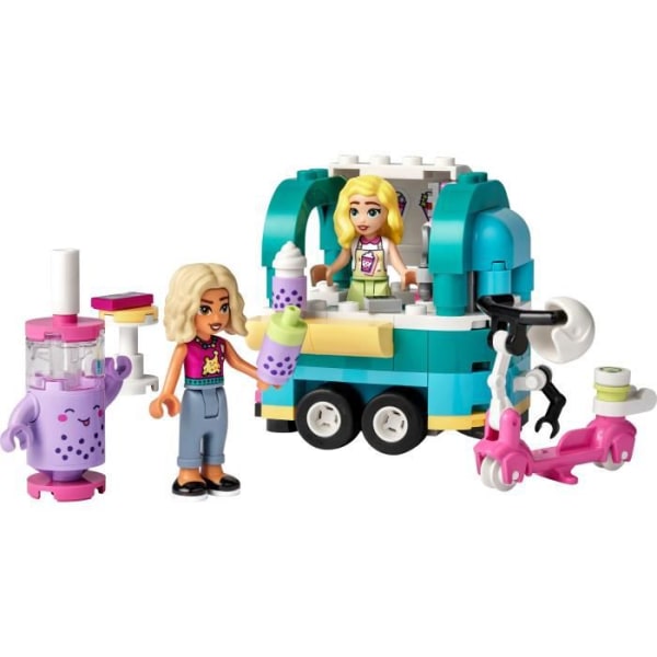 LEGO® Friends 41733 Bubble Tea-mobilbutik, leksak för 6-åringar, skoter, minidockor