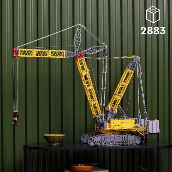 LEGO® Technic 42146 Liebherr LR 13000 Bandkran, Fjärrstyrd konstruktionsmaskinmodell, för vuxna Vit