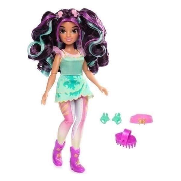 SPIN MASTER DOLL 24 CM AVA Unicorn Academy Rosa, turkos