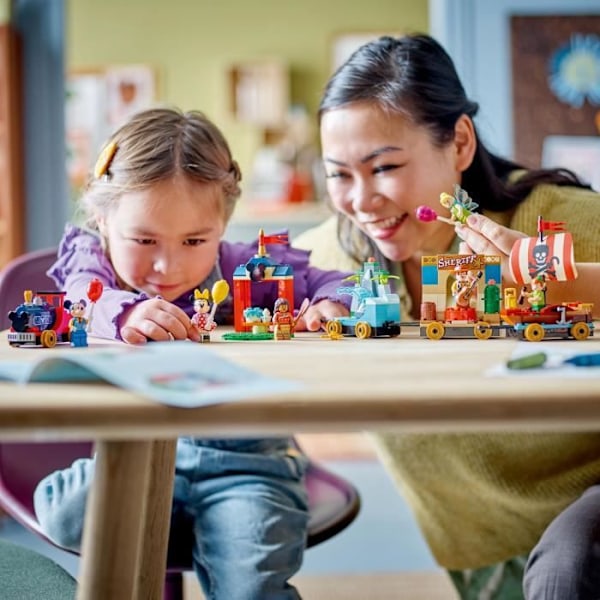 LEGO® Disney 43212 Disney festtog, legetøj med Mickey og Minnie, 100 års jubilæum for Disney Flerfärgad