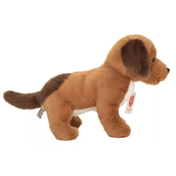 Barnplush - TEDDY HERMANN - Milow valpen - 25 cm - Karamellbrun - Hypoallergenisk Karamellbrun