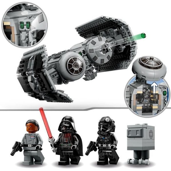 LEGO® Star Wars 75347 TIE bombefly, modelskib med Gonk Droid minifigur Flerfärgad