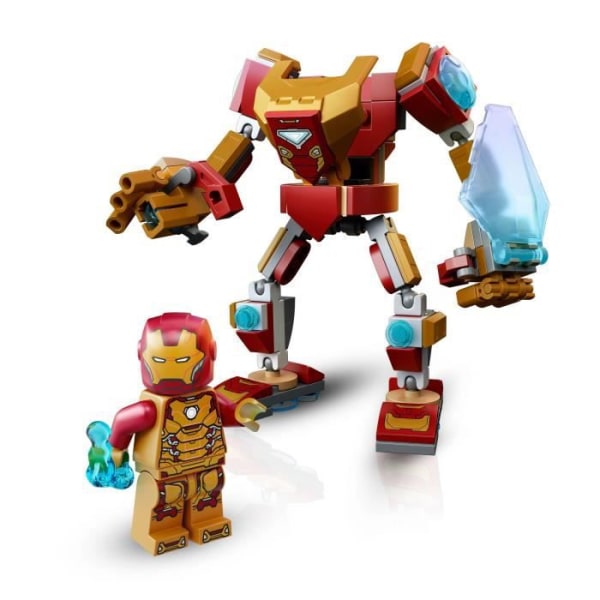 LEGO 76203 Marvel The Iron Man Robot Armor, Avengers Actionfigurset, för barn +7 år att samla in