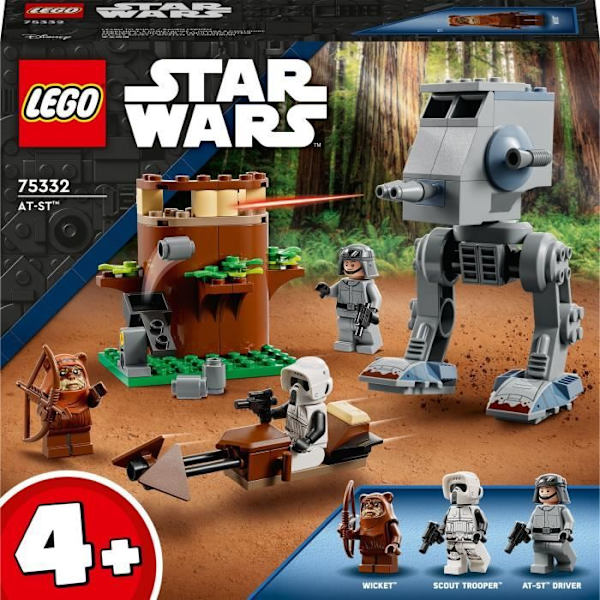 LEGO Star Wars 75332 AT-ST Walker Toy med Scout Trooper Minifigure Flerfärgad