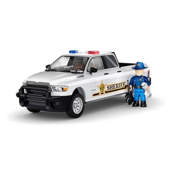Samlingsspil - COBI - RAM 1500 HEMI Sheriff - 211 dele - Plastik - Sort Svart