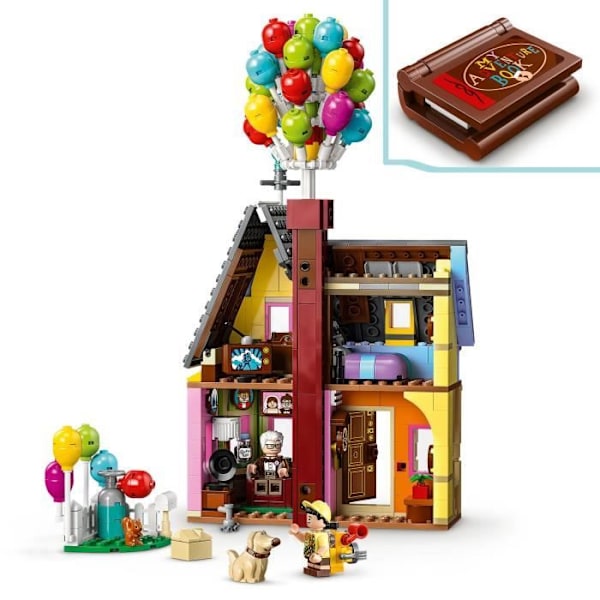 LEGO® Disney och Pixar - "Up There" House - Disney 100-årsjubileumsleksak Flerfärgad