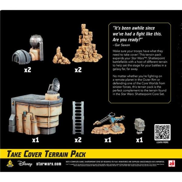 Star Wars Shatterpoint - Cover Terräng Set - Figurspel