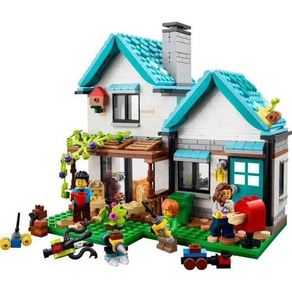 LEGO® Creator 3-i-1 31139 Välkomsthusmodellsats med 3 olika hus och minifigurer Flerfärgad