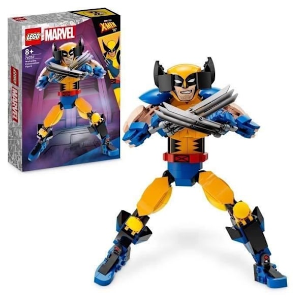 LEGO® Marvel 76257 Järv minifigur med klor X-Men byggleksak Flerfärgad