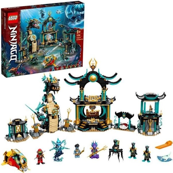 LEGO® 71755 NINJAGO® Loputtoman meren temppeli Ninja Kain kanssa – lelu 9-vuotiaille ja sitä vanhemmille lapsille Flerfarvet