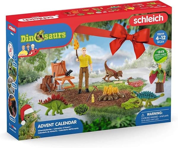 SCHLEICH - Dinosaurs adventskalender - 98644 - Dinosaurs Range Multifarvet