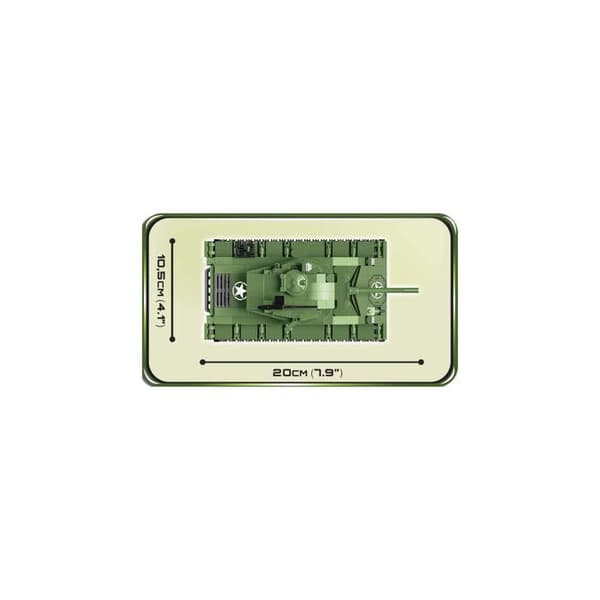 Rakennuspelit - Cobi 2543 - M24 Chaffee Grön