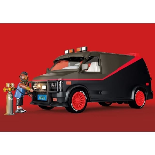 PLAYMOBIL 70750 All-Risks Agency pakettiauto, Klassiset autot, Aikuinen, Keräilijän auto Flerfärgad