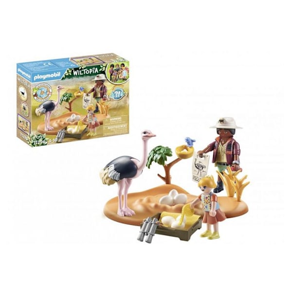 Legetøj - PLAYMOBIL - Wiltopia 71296 Udforskere og strudserede - Blandet - Hvid - Barn