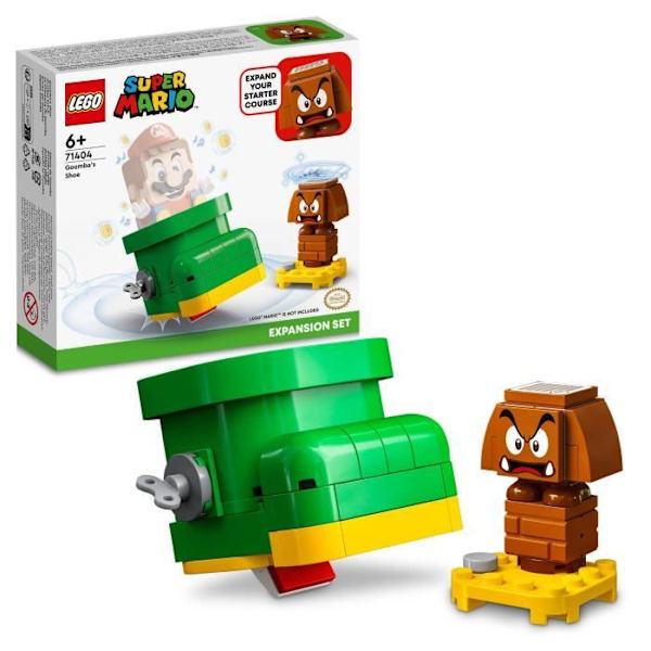 LEGO Super Mario 71404 Goombas skoexpansionsset, byggleksak Flerfärgad