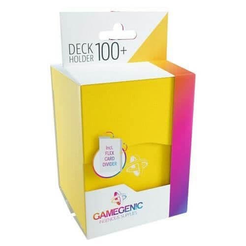 Gamegenic Deck Holder Deck Box (Plads til 100 Æsker) - Gul