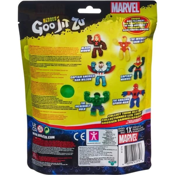 Hulk S3 figur - MOOSE LEGETØJ - 11 cm - Goo Jit Zu Marvel - Grøn og blå grönt och blått