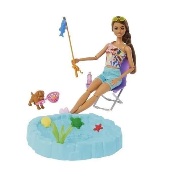 Barbie - Drømme Campingvogn - mere end 60 tilbehør - Barbie - HRJ78