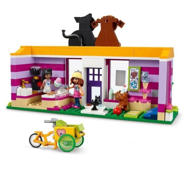 LEGO Friends Adoption Café 41699 - Leksak med katt- och hundminifigurer