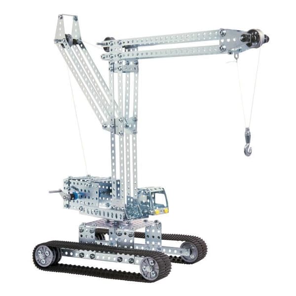 Silver stålkrankonstruktionsset 522 delar - EITECH Pengar