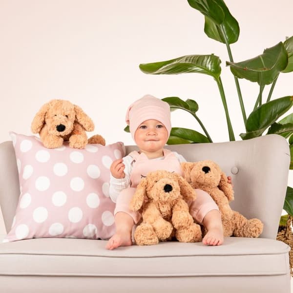 Peluche - Hermann - Beige Hund - 28 cm - Blød - Indendørs Beige