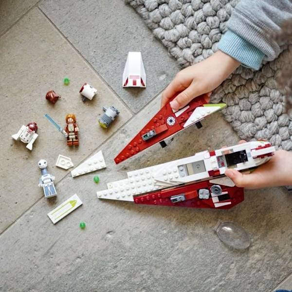 LEGO® Star Wars 75333 Obi-Wan Kenobin jedimetsästäjä, -lelu, pilkkaamme ja droidi-minihahmo Flerfärgad