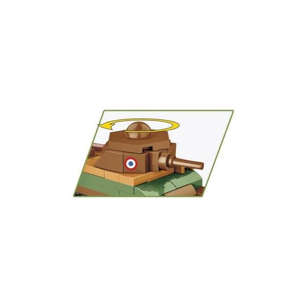 Maquette - COBI - SOMUA S-35 - Brun - Plastik - At samle selv