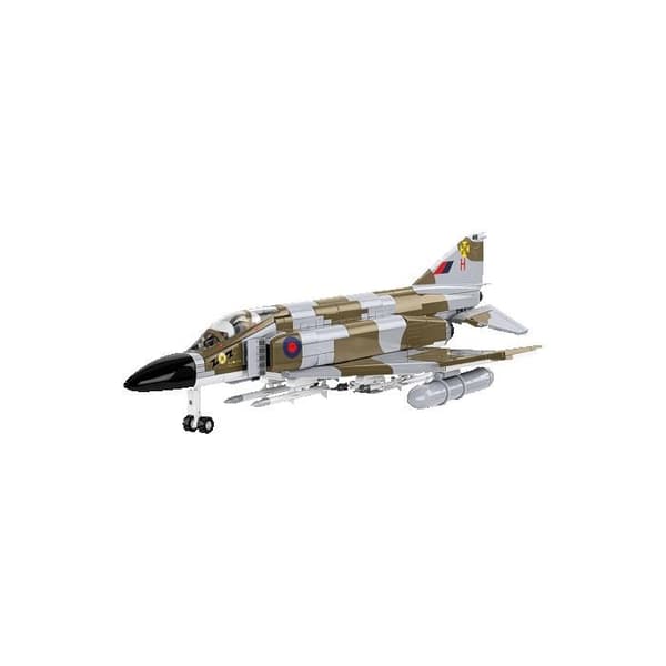 Byggesæt - COBI - F-4M PHANTOM II (FGR.2) - Fly - Hvid og brun - Længde 45 cm