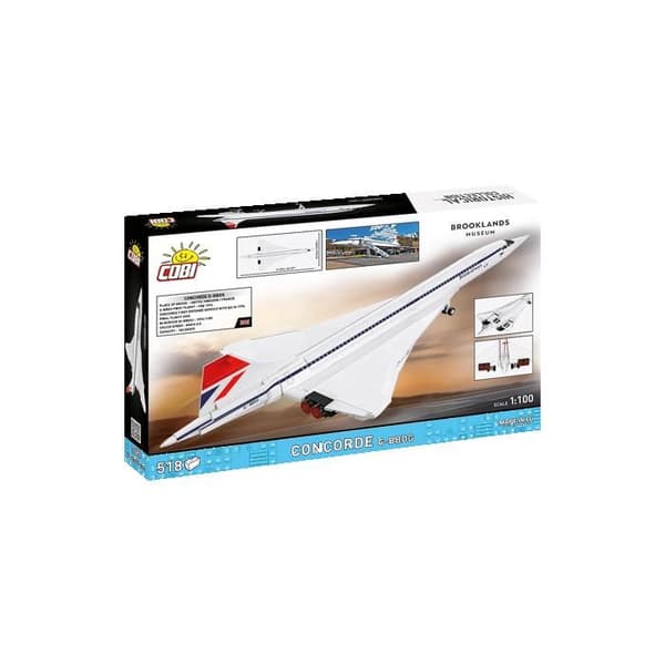 COBI 1689 - CONCORDE G-BBDG - BYGGESET - HVID FLY