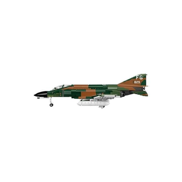 COBI 2427 - F-4C PHANTOM II - BYGGLEK - GRÖN - FLYGPLAN
