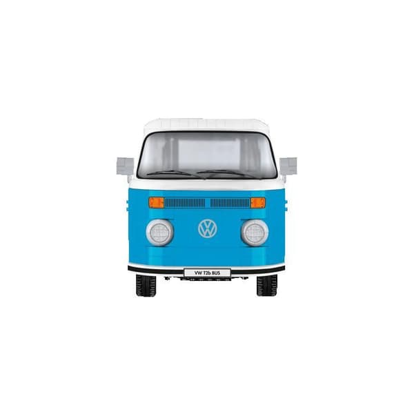 Byggesæt - COBI - Volkswagen T2b Bus - Skala 1:12 - 2366 dele - Blå Blå