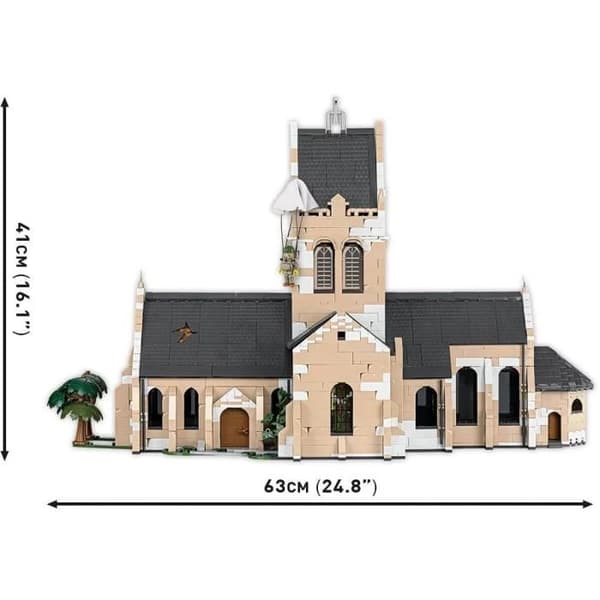 Maquette - COBI - 2299 - Église Sainte-Mère - Plastik - At samle selv