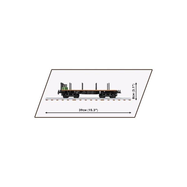 Modellens - COBI - 6284 - Transportvogn - 424 dele - 1:35 - Hvid