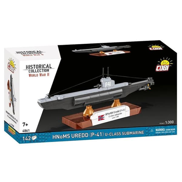 COBI 4861 - HNoMS UREDD (P41) U-CLASS ALUS - HARMAA - RAKENNUSSETTI