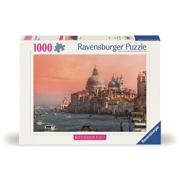 Puslespil - RAVENSBURGER - Italien - 1 000 brikker - 1000 elementer - 2 års garanti