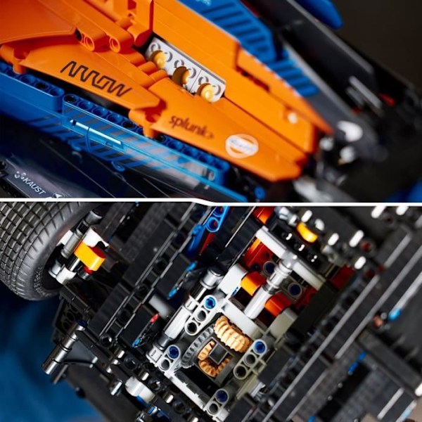 LEGO® 42141 Technic 2022 McLaren Formel 1 racerbil, F1 skalenlig modellbyggsats, modellsats för vuxna Flerfärgad