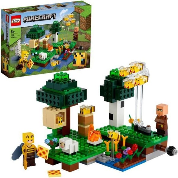 LEGO® Minecraft 21165 Kupan, leksaken med får, bin och bybor minifigurer
