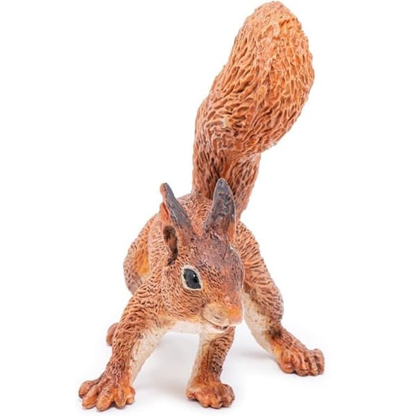 Figurine Ekorre Enfärgad