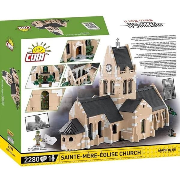 Maquette - COBI - 2299 - Église Sainte-Mère - Plastik - At samle selv