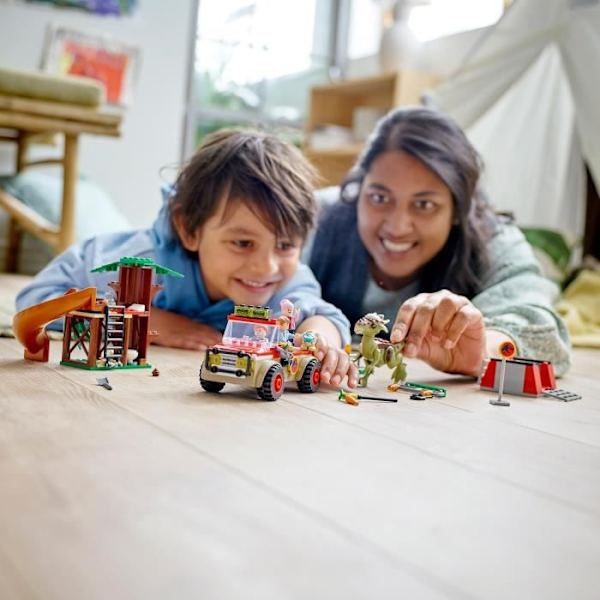 LEGO® 4+ Jurassic World 76939 Stygimoloch Escape, Dinosaur Building Legetøj til børn fra 4 år og opefter med minifigurer