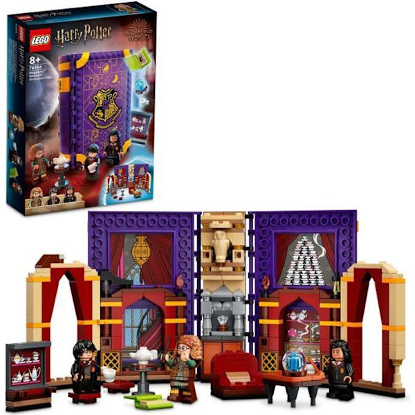 LEGO® 76396 Harry Potter Hogwarts: Byggleksaksbok i spådomsklass för barn, professor Trelawney