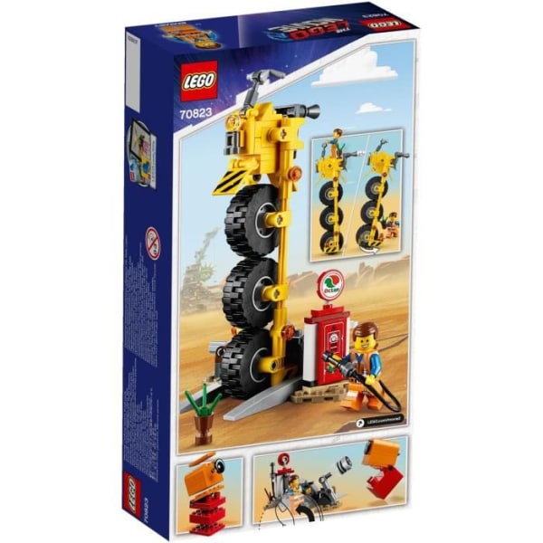 LEGO® Movie 70823 Emmets trehjulede cykel! - Det store LEGO eventyr 2 Flerfärgad